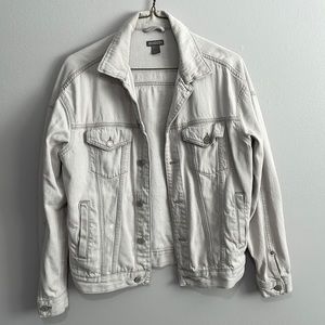 H&M twill jacket in natural